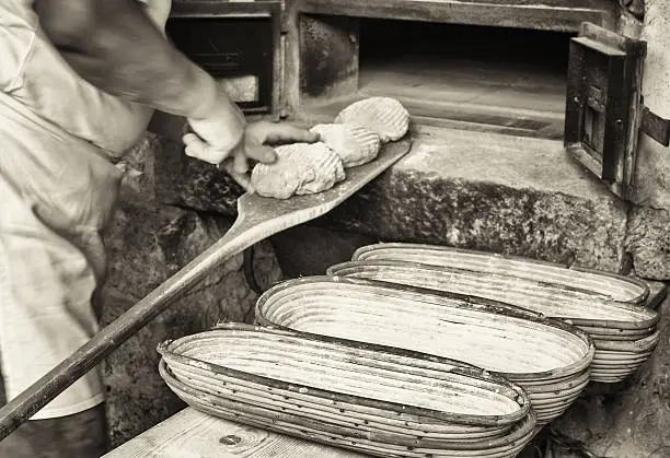 Blick in die Backstube der Bäckerei Ibo Beck in Weite