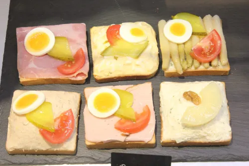 Belegte Toasts der Bäckerei Konditorei Ibo Beck